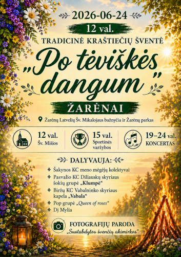 ŽARĖNUOSE kraštiečių šventė 