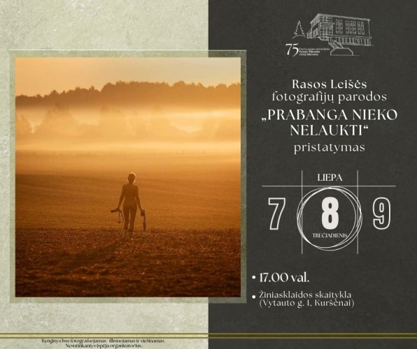 KURŠĖNUOSE fotografijų parodos pristatymas