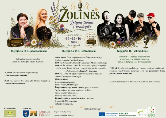 ŠAKYNOJE vasaros šventė – Žolinės