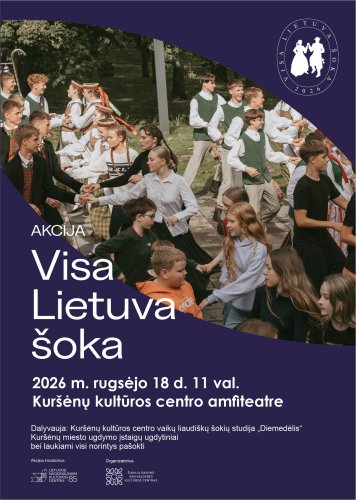KURŠĖNUOSE akcija „Visa Lietuva šoka“