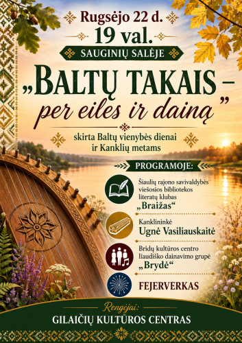SAUGINIUOSE ,,Baltų takais - per eiles ir dainą“