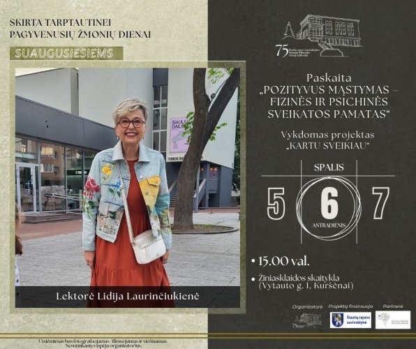KURŠĖNUOSE projektas „Kartu sveikiau“