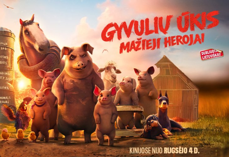 KURŠĖNUOSE filmas „Gyvulių ūkis“