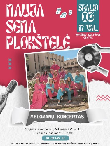 KURŠĖNUOSE gyvo garso koncertas 