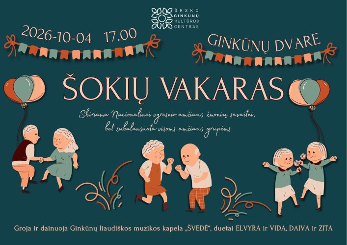 GINKŪNUOSE šokių vakaras 