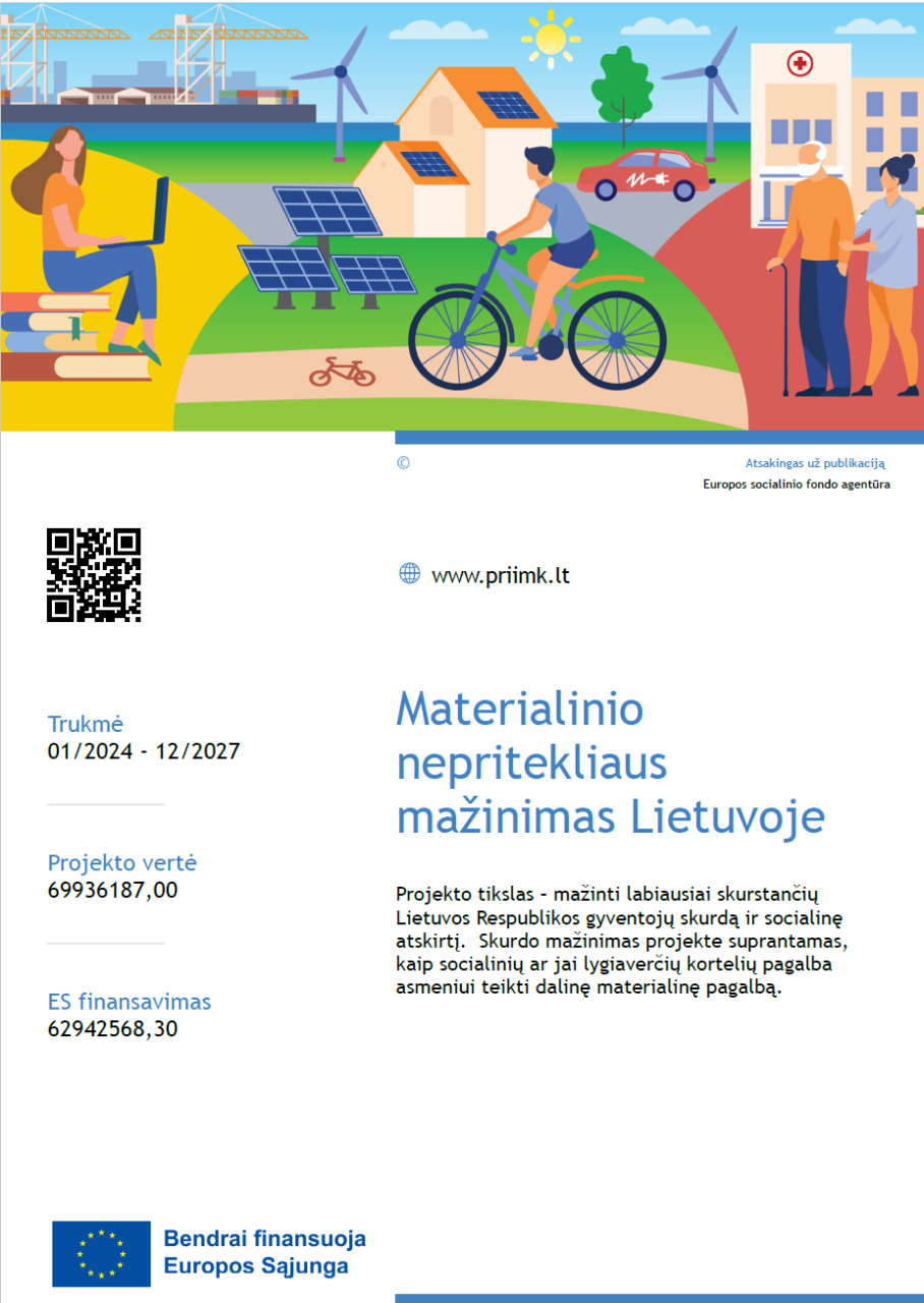 Materialinio nepritekliaus mažinimo projektas